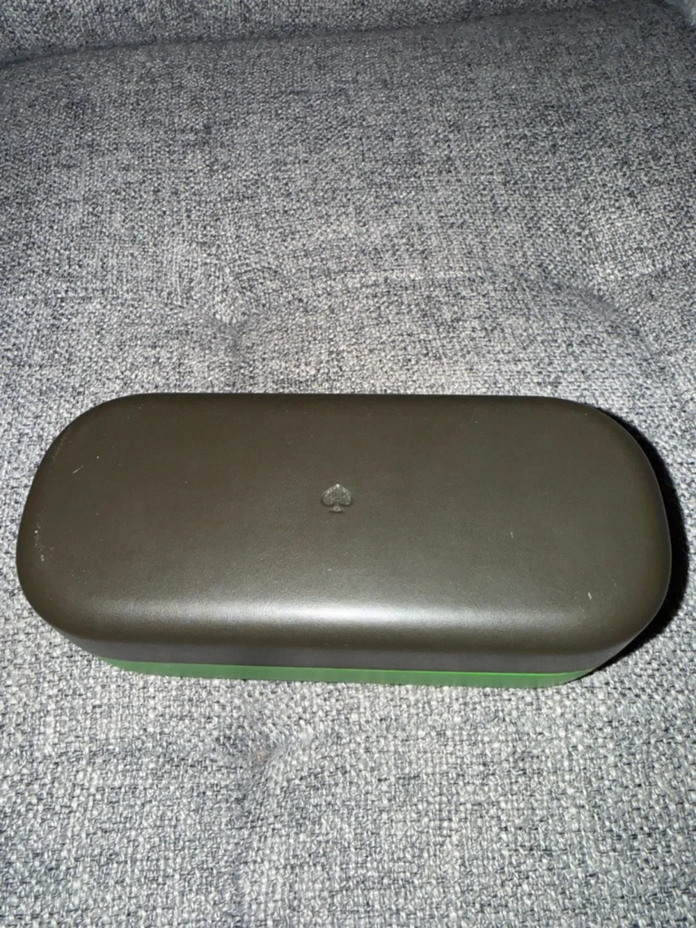 Kate spade hard sunglass case green and black